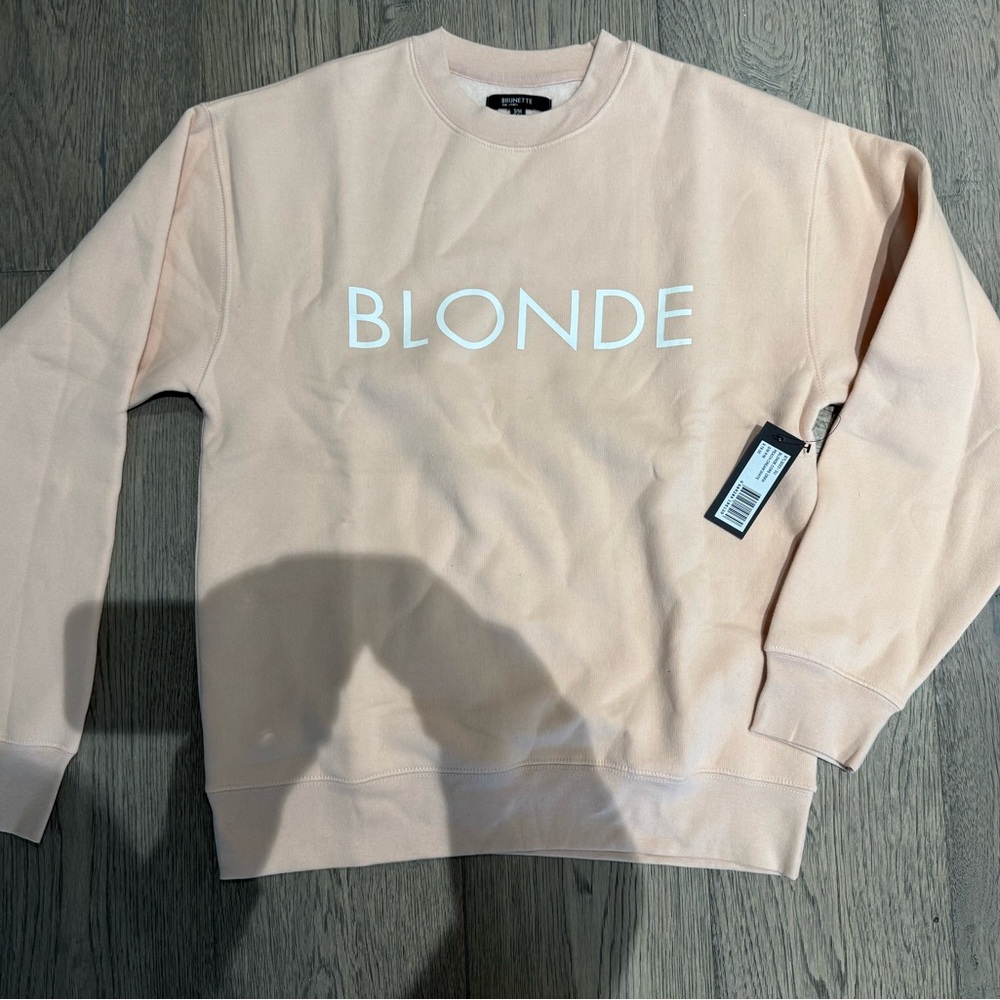Brunette The Label Peach Sweatshirt S/M